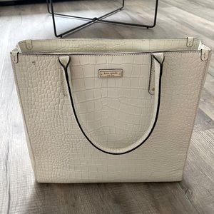 Kate Spade Faux Croc Tote